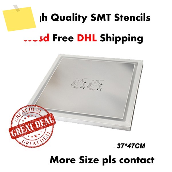 맞춤형 SMT 스텐실 PCB 마스크용 프레임 레이저 스틸 더 많은 크기 pls 접촉, 37x47cm 제품 이미지