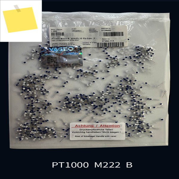 pt1000 B 100pcs 고정밀 백금 저항 박막 Heraeus 온도계 rtd 제품 이미지