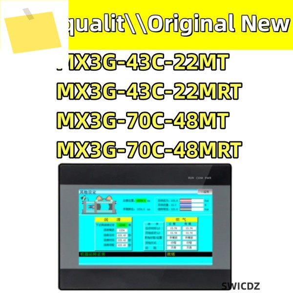 아날로그 입출력 내장 정품 MX3G-43C70C 시리즈, 5AD 2DA 지지대 RS485 및 RS23, 100% 새제품 제품 이미지
