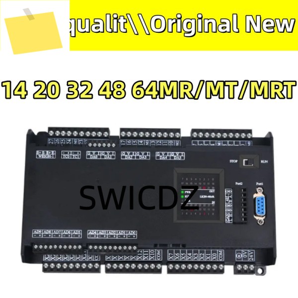 100% new original FX3U PLC 14 20 32 48 64MRMTMRT up to 10AD 2DA 2xRS485 Steps High Speed Output 제품 이미지