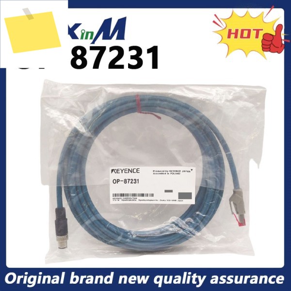 신품 오리지널 KEYENCE OP-87231 NFPA79 준수 이더넷 케이블 5m 제품 이미지