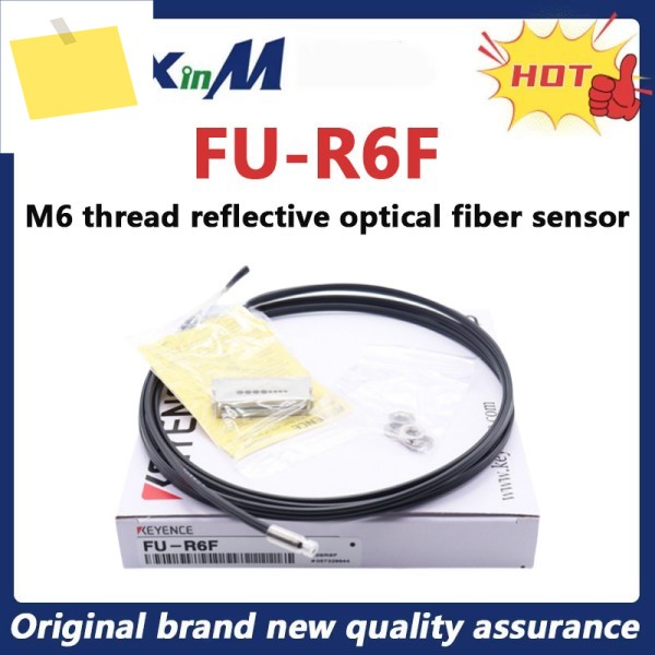 100% KEYENCE FU-R6F M6 반사형 시각 광섬유 센서, 새제품 제품 이미지