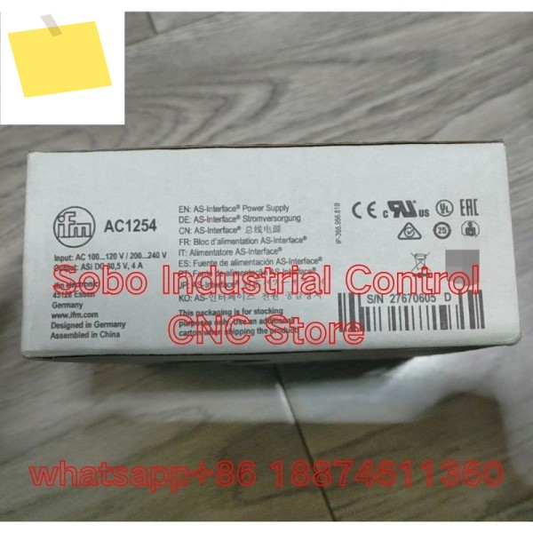 신품 IFM AC1254 전원 공급 장치, 입력 전압 AC115230V, 출력 DC30.5V, 전류 4A 제품 이미지