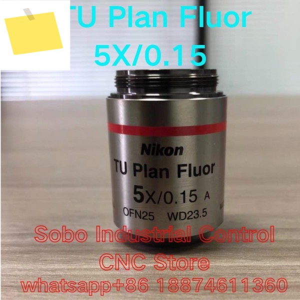 중고 테스트 OK Nikon TU Plan Fluor 5X0.15 A EPI D 현미경 밝고 어두운 필드 대물렌즈 제품 이미지
