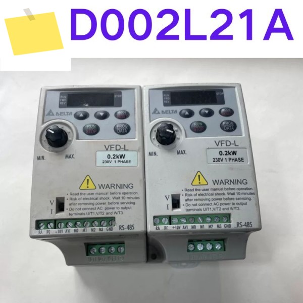 중고 VFD002L21A 주파수 변환기 테스트 OK 제품 이미지