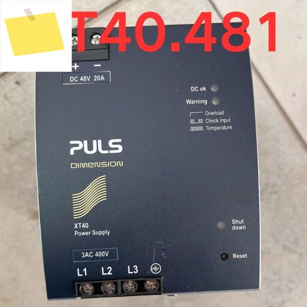 중고 전원 공급 장치 XT40.481 테스트 Ok 제품 이미지