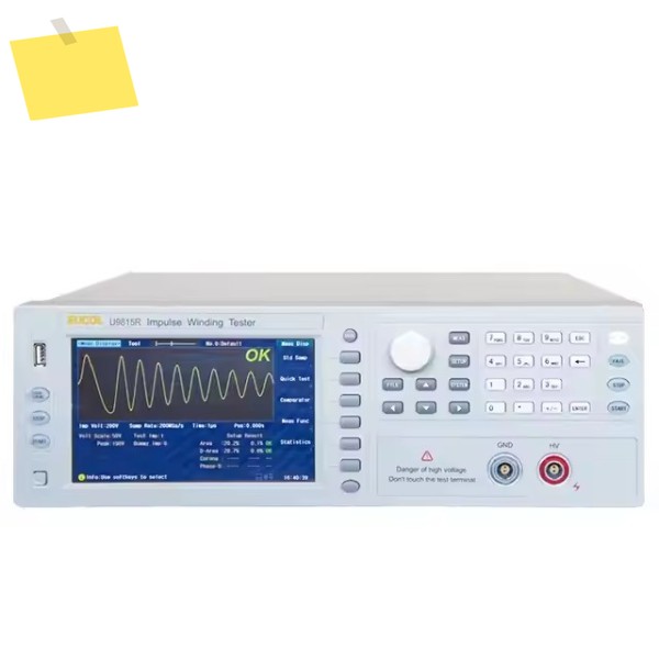 U9815R 임펄스 와인딩 테스터, 100V ~ 전압, Vstep.1 m ohms-20kohms 제품 이미지