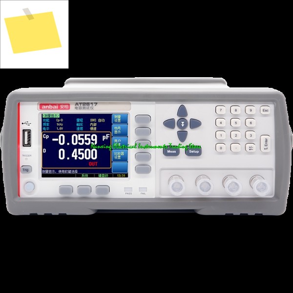 Anbai 커패시턴스 계량기 주파수, 정확도 0.1%, 10kHz,100kHz, 200kHz,9.9999mF, AT2610, 제품 이미지