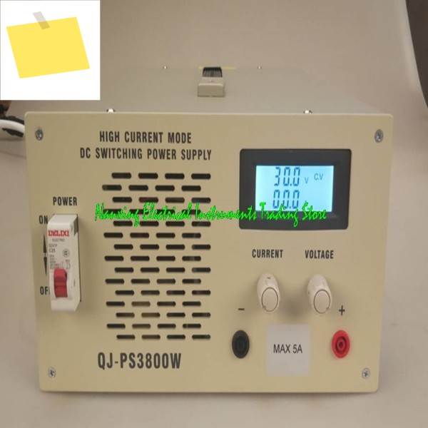 QIE QJ-PS3800W 고전력 전원 공급 장치, 실험실 DC 스위칭 60V, 30A, 100A 제품 이미지