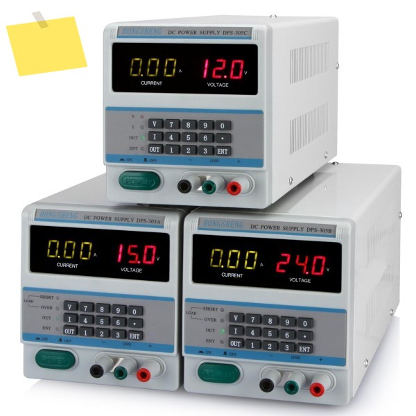 DC 30V,5A 전원 공급 장치 220V110V 입력 DPS-305CF 5자리 전류 디스플레이 + 저장 디스크 잠금 버튼 버전 제품 이미지