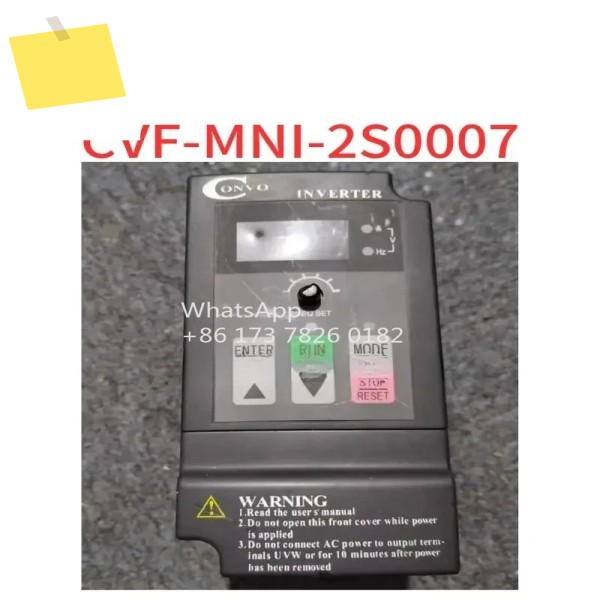 중고 인버터 CVFMNI2S0007 0.75kw 220V 기능 패키지 제품 이미지