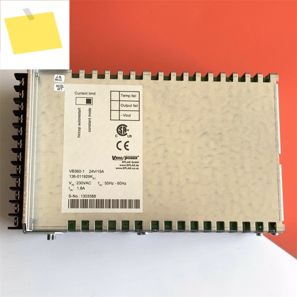 VB360-1 독일 수입 VERO-POWER 스위칭 전원 공급 장치, 정품, 136-011929K, 24V, 15A 제품 이미지