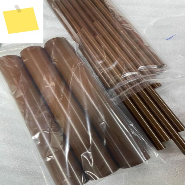 전기 방지 절연 메들린 알루미늄, 갈색 Vespel-SP1 막대, PI 바 폴리이미드 캡톤 스틱, 10mm 제품 이미지