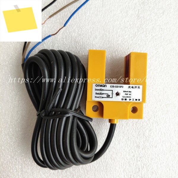 2PCS E3S-GS15N OMKQN 슬롯 광전 센서 NPN 3 선 12-24VDC Sn-15mm 제품 이미지