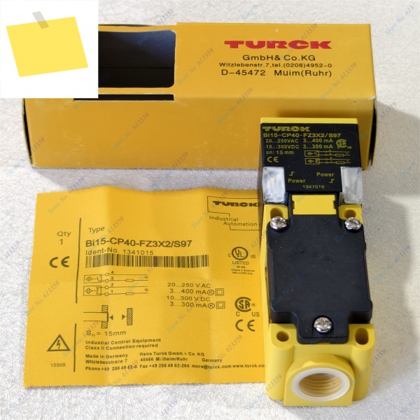 BI15-CP40-FZ3X2S97 Turck 신품 고품질 근접 스위치 센서 제품 이미지