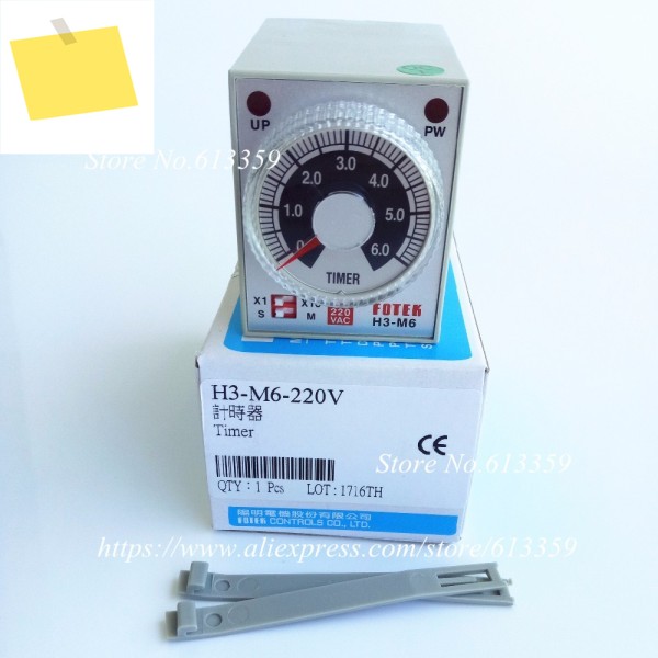 H3-M6-220V FOTEK ON Delay 타이머 100% New 제품 이미지