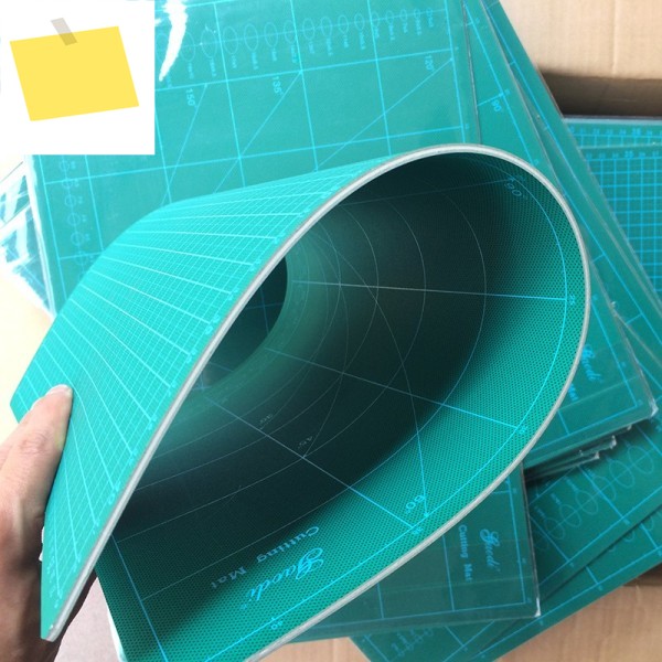 A1 PVC 직사각형 셀프 힐링 화이트 코어 데스크탑 보호 매트, 공예 다크 그린, 90cm x 새제품 제품 이미지
