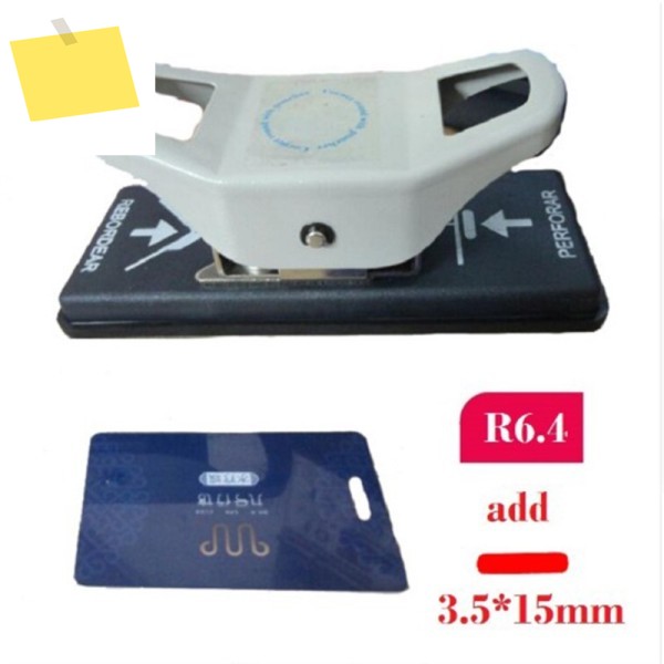3.5X15mm 구멍 펀치 및 R6.4 호너 PVC 카드, 사진, 종이용; 2 in 1 커터 캇타 카타 , 노력을 절약해주는 제품 이미지