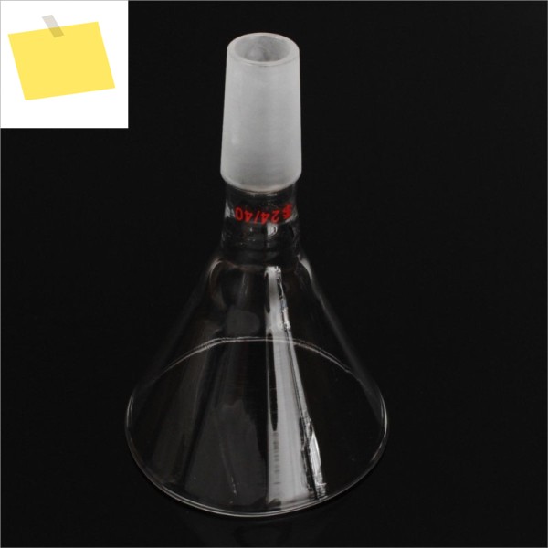 화학 실험실용 유리 분말 깔때기, 90mm,2429, 100ml, 새제품 제품 이미지