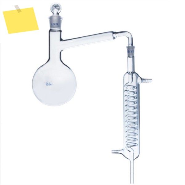 우수한 품질 250ml 증류 장치 실험실 유리기구 키트 DIY 용품 제품 이미지