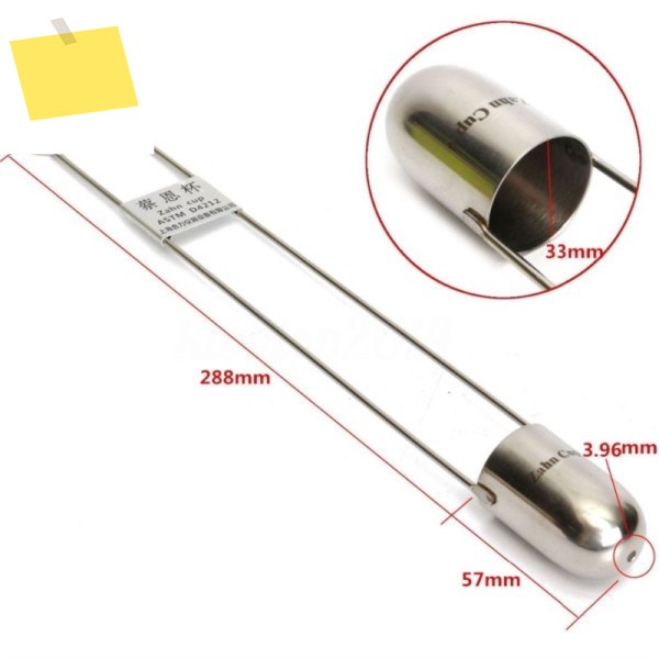 3.8mm 홀드 직경 Zahn Dip 유형 점도 컵 3 # 매우 정밀한 잉크 측정기 제품 이미지