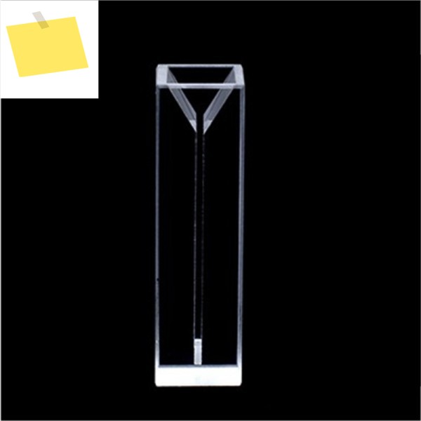 12345mm 내부 폭 마이크로 석영 큐벳뚜껑 포함 볼륨 0.350.71.051.41.75ml 중성 액체에 사용됨 제품 이미지