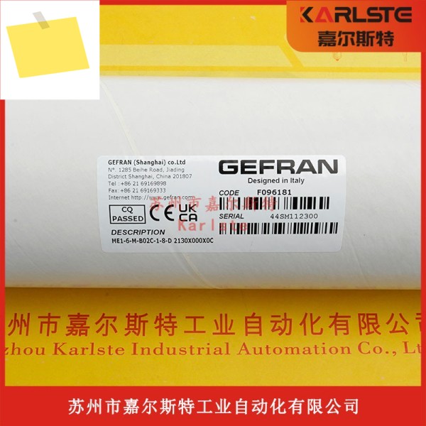ME1-6-M-B02C-1-8-D 2130X000X0C GEFRAN 고온 용융 압력 트랜스미터 제품 이미지