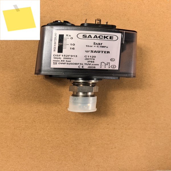 SAACKE ZACSAUTER 압력 스위치 DSF152F913 제품 이미지