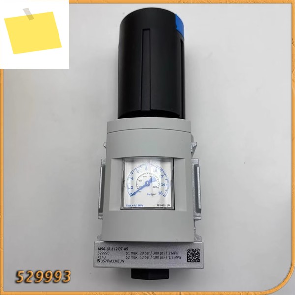 529993 압력 감소 밸브 MS6-LR-12-D7-AS 내장형 게이지 포함 제품 이미지