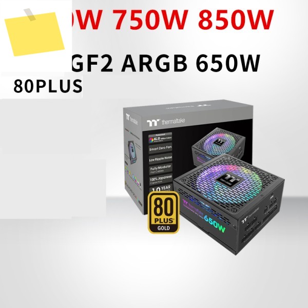 Thermaltake Toughpower GF2 ARGB 650W TTP-750AH3FSG-A 용 1PCS 새 전원 공급 장치 제품 이미지