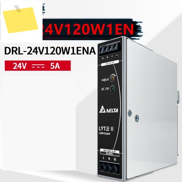 DELTA 24V5A 120W DRL-24V120W1EN용 새 원본 레일 전원 공급 장치 제품 이미지