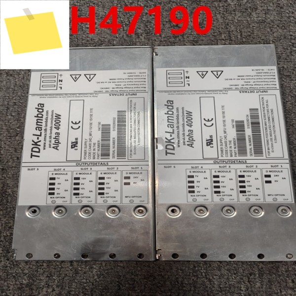 TDK-LAMBDA AIpha 400W H47190 1PCS 90% 새 원본 전원 공급 장치 제품 이미지