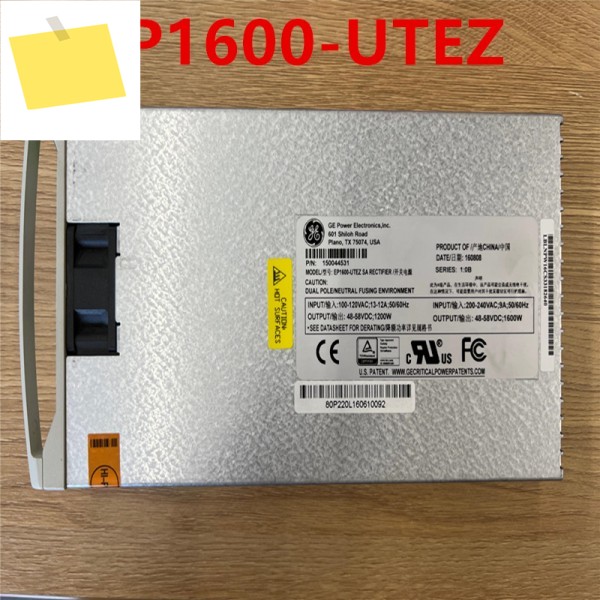 GE AC-DC 48-58VDC 1600W EP1600-UTEZ SA 정류기 150044531 용 1PCS 새 원본 전원 공급 장치 제품 이미지