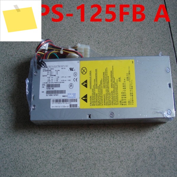 델타 PowerEdge 350 125W DPS-125FB A 753752-007용 거의 새 제품인 전원 공급 장치 1개 제품 이미지