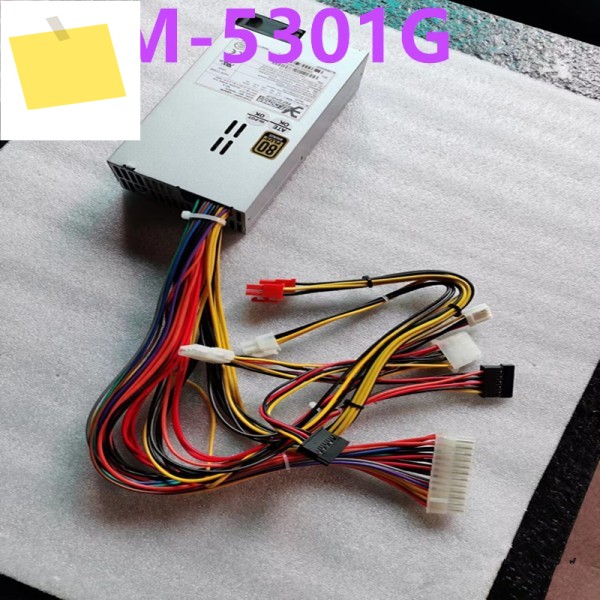 1PCS 신품 전원 공급 장치 3Y Flex Small 1U PCIE 6+2Pin 300W YM-5301G 제품 이미지