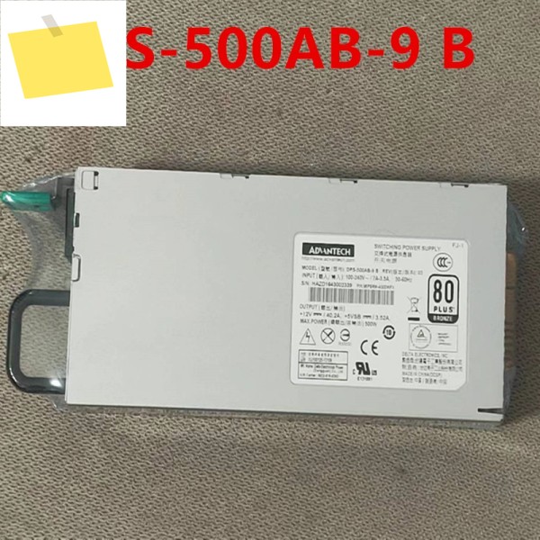 ADVANTECH 500W DPS-500AB-9 B 용 기존 새 전원 공급 장치 A D 교체 제품 이미지