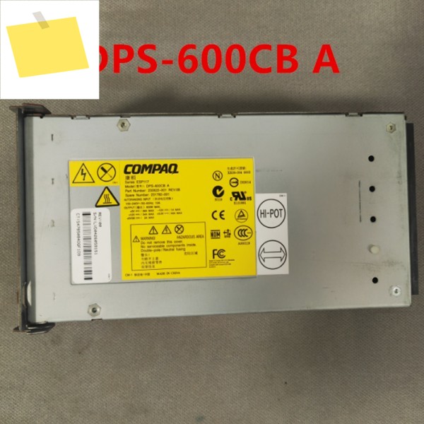 원래 분해된 전원 공급 장치 ML570G2 600W 230822-001 DPS-600CB 새것처럼 작동합니다 제품 이미지