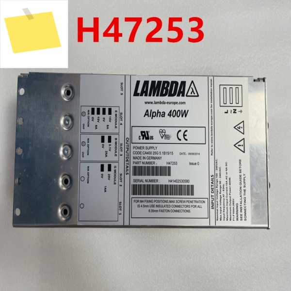 1PCS 90% 람다 알파 400W H47253 25G 5.1B 1515E H47107 용 새 원본 전원 공급 장치 제품 이미지