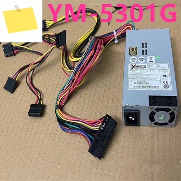 3Y Flex Small 1U 검정색 24핀 300W YM-5301G 새 원본 전원 공급 장치 제품 이미지