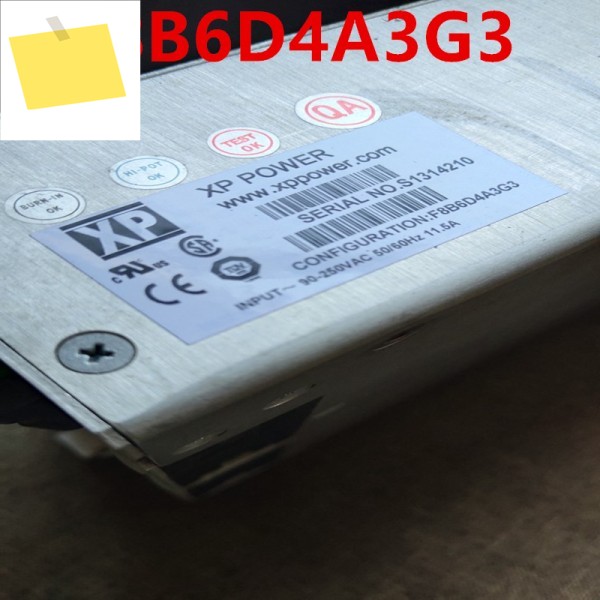 1PCS XP POWER F8B6D4A3G3 F6B6J6G2 3M S113C14C XM10-2C2D2D2J2J2P-000016 용 기존 90% 새 전원 공급 장치 제품 이미지
