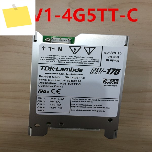 TDK-Lambda NV-Power NV-175 NV1-4G5TT-C용 새 원본 전원 공급 장치 제품 이미지