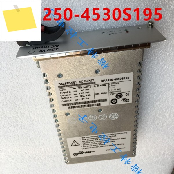 Power-one 250W CPA250-4530S195 CPA ZT6303 새 전원 공급 장치 제품 이미지