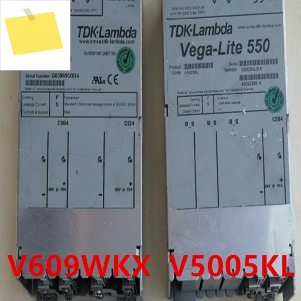 1PCS TDK-LAMBDA VEGA 450 Vega-lite V609WKX V405VHC V50172H V5005KL 용 90% 새 원본 제품 이미지