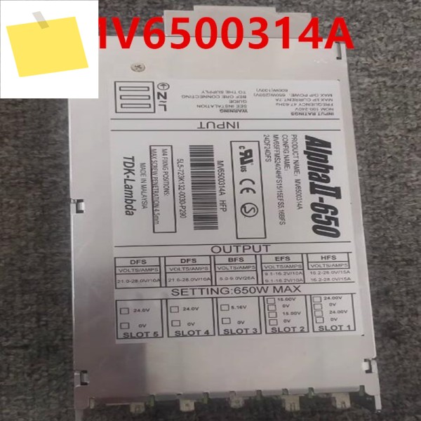 1PCS TDK-LAMBDA AIphaII-650 650W MV6500314A 용 기존 90% 새 전원 공급 장치 제품 이미지