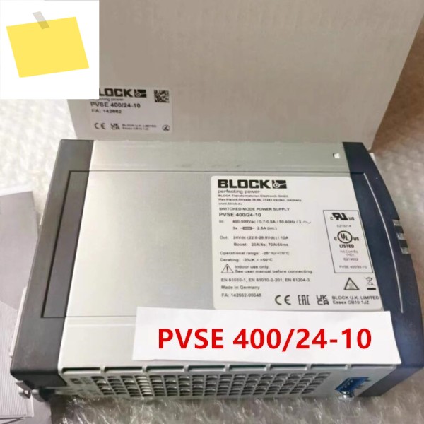 블록 24V PVSE 40024-10 400 새 전원 공급 장치 제품 이미지