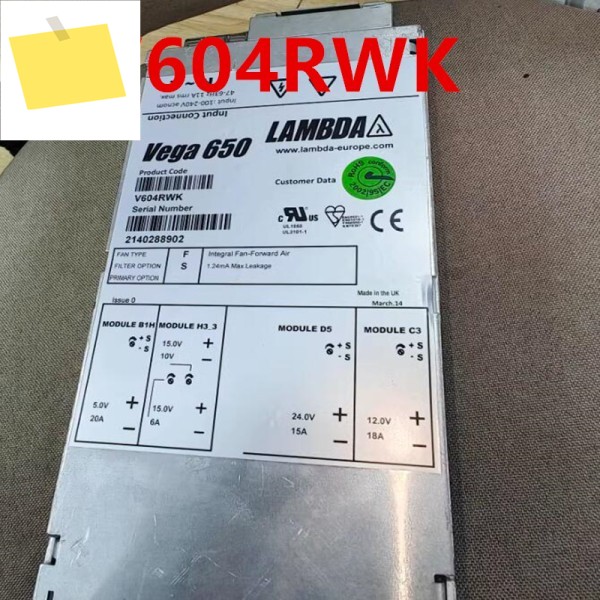 1PCS 분해 TDK-LAMBDA VEGA 650 전원 공급 장치 제품 이미지