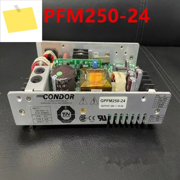 CONDOR 24V10.5A 250W GPFM250-24 GLC65EG용 1PCS 거의 새 전원 공급 장치 제품 이미지