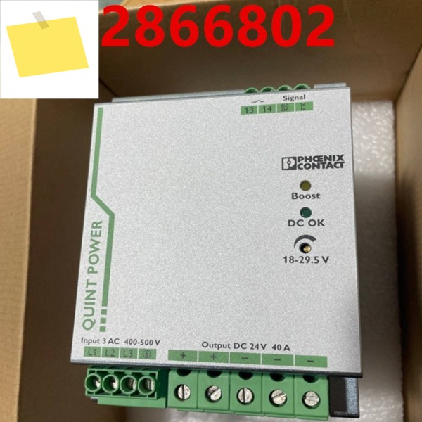 1PCS Phoenix Contact 무정전 전원 공급 장치 2866802 QUINT-PS3AC24DC40용 새 원본 제품 이미지