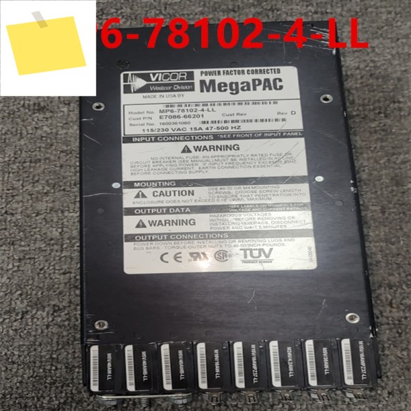 1PCS VICTOR MEGAPAC MP6-78102-4-LL 용 기존 90% 새 전원 공급 장치 제품 이미지