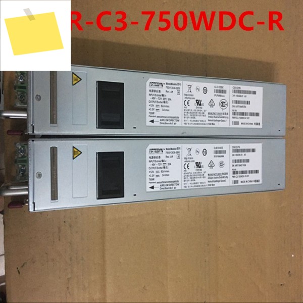 CISCO 3850-48X DC 750W PWR-C3-750WDC-R 341-100226-01 700-013838-0200용 거의 새 원본 전원 공급 장치 제품 이미지